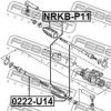 NISSA 485212J025 Tie Rod Axle Joint